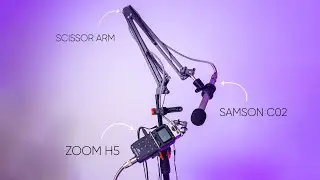 My New Mic Setup🎤 - Zoom H5 and Samson C02 Unboxing