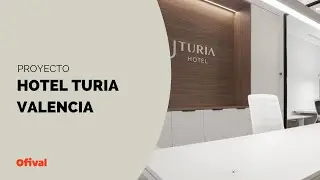 Interiorismo oficinas Hotel Turia de Valencia