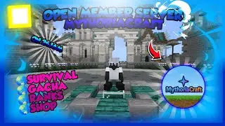 OPEN MEMBER SERVER MINECRAFT PE ON 24 JAM !!!! SURVIVAL ONLY SERSI 1.21+ - 1.21.130 | MythoriaCraft