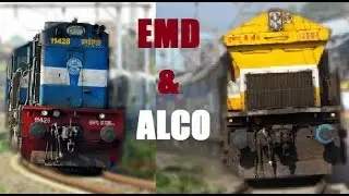 Aggressive EMD & ALCO - Indian Railways !!