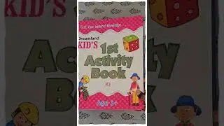 ACTIVITY BOOKS FOR 3+ YEAR OLD #toddlermom #book #learning