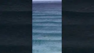 Kirra Point with sweet blue corduroy lines stacked..