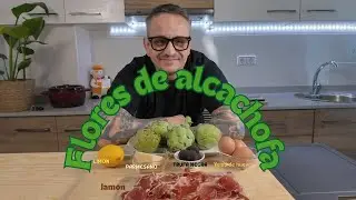 Flores de alcachofa con trufa negra, parmesano y yema cremosa