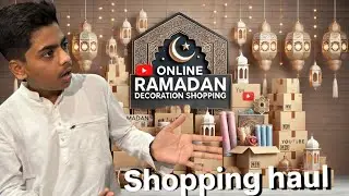 Ramadan decor shopping haul | online,ikea items | Musaibvlogs