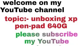 unboxing xp pen-pad 640G .. and how to connect data cable #information #informationtechnology #xbox