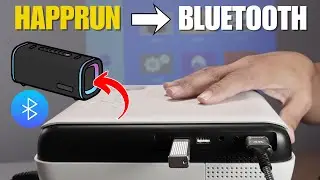 Проектор Happrun. Как подключить Bluetooth-динамик