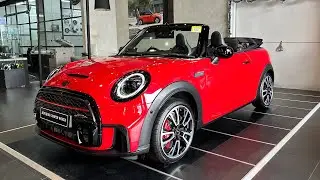 MINI Cooper 2024 Cabrio John Cooper Works JCW in Chilli Red Quick Review Indonesia