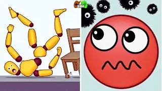 KICK & BREAK THE RAGDOLL GAME vs HIDE BALL | Epic Android gameplay | Epic Brain Odyssey | Part-160