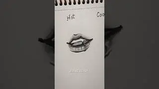 Как нарисовать губы тремя способами: обучающее видео ✏️ #рисунок #урок #губы #эскиз #короткиевиру...