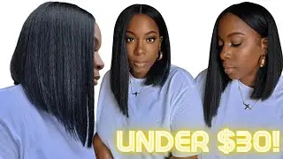 🚨 Budget Baddie Buy! Under $30 Textured Synthetic Wig Beginner Detailed Bob Wig Install Outre Annie