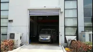 High speed door full transparent
