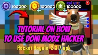 Rocket Royale tutorial on how to use the Doni Modz hacker, learn all the functions in this video.