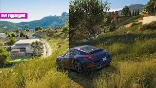 GTA 5 Original Vanilla VS Natural Vision Evolved Enhanced - 2021 Graphics Comparison