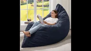 Best Bean Bag Chair 2025? Hobestluk Plush Faux Fur Giant Bean Bag