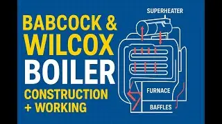 Babcock & Wilcox Boiler Explained | Construction, Working & Diagram #education #study