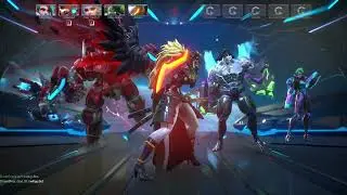Genesis: MOBA (PS4 Slim) - Mikazuki Kiyoha in rank match (Lieutenant 1 achieved)