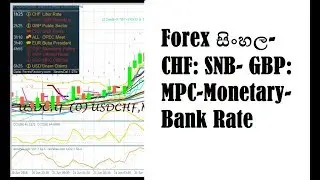 Forex සිංහල- CHF: SNB- GBP: MPC-Monetary-Bank Rate