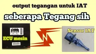 Ternyata segitu tegangnya....|| Tegangan output ECU ke sensor IAT