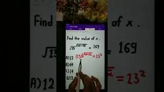 Find the value of x #math