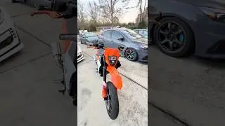 KTM 390 SuperMoto Full Bolt Ons! BIKE RIPs #ktm #readytorace #ktm390 #supermoto #dirtbikes #moto