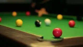 Pot Shot For Pool Game Stock Video