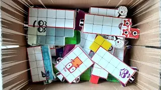 Box Full of MYSTERY Numberblocks 1-20 Vs Step SQUAD - ASMR Looking For Numberblocks #625