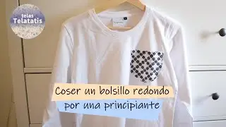 Coser un bolsillo redondo. Truco de costura