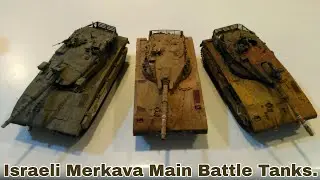Modern tanks MM6, Israel Defense Force (IDF) Merkava main battle tank 1:35 scale model collection!