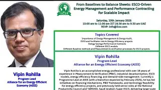 ESCO-Driven Energy Management with Vipin Rohilla