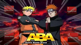 Naruto and Pain Toxic Combo | ROBLOX Anime Battle Arena