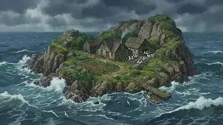 Cozy Family Life in the Middle of the Sea I Ghibli Silent Days