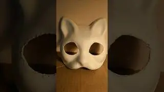 Making a mask with my Clown Fish Cat design! &deg;.🐚🧡&deg;☆. #catmask #therian #antizoo #fyp #therianmask