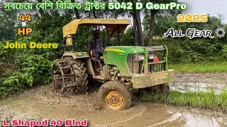 2025 John Deere New Tractor 5042 D GearPro Full Review | Johndeere Tractor Rotavator Demo 