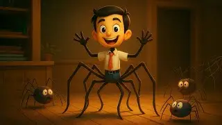 What if we started walking like a Spider? | #aumsum #kids #cartoon #science