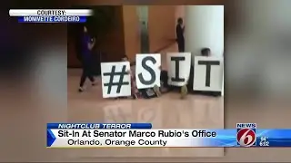 Sit-in at Senator Marco Rubio's office