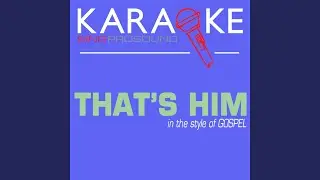 That's Him (Karaoke Lead Vocal Demo)