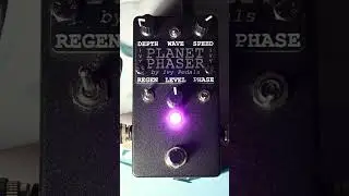 Ivy Pedals Planet Phaser clean #PedalDemo #effectspedals #pedals  #guitarpedals #phaser #pedal #lfo