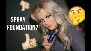 SPRAY AIRBRUSH FOUNDATION? Does it Work? DEMO & HOW TO!