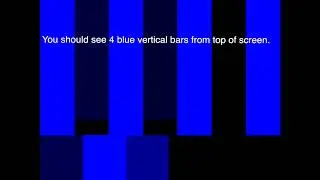 SMPTE TV color adjustment bars.  Go ahead, adjust your set.