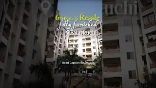 6 BHK Fully Furnished Flat for Resale in📍Patarkuchi, Guwahati | ₹1.77 Cr Only | Ready-To-Move Flat
