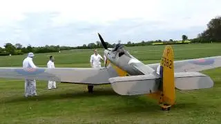 Shuttleworth, Miles M-14A Hawk Trainer 3 start up.