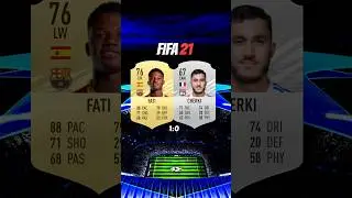Ansu Fati vs Cherki FIFA Evolution! (FIFA21-FC26) #fc26