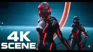 Tron Ares Programs Fight Scene | TRON: ARES (2025) Movie Clip [4K] | Nine Inch Nails - Infiltrator