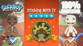 Sackboy: Sticking With It | Two-player Gameplay | All Orbs Collected