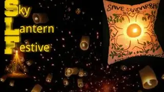 Sky Lantern Festival at Nandankanon Monastery ♡