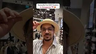 Buying My First Nike Sneakers In Singapore 🤩 🇸🇬 #shopping #travelandshopwithme #sneakerhead #shorts
