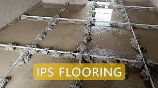 IPS FLOORING | Cement Concrete Flooring | PVC Strip Fixing | Live From Site By Civil Wallah