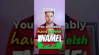Do You Have a Welsh Name? 🏴󠁧󠁢󠁷󠁬󠁳󠁿 #welsh #wales #uk #unitedkingdom #languagelearning