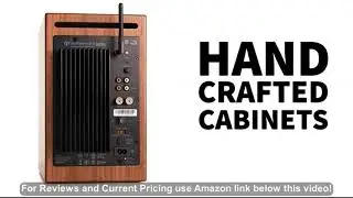 Audioengine HD6 150W Wireless Powered Bookshelf Speakers, Bluetooth aptX HD 24-Bit DAC & Analog