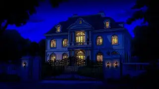 beautiful night with 1940s classic music playing in another room (rain sounds)🌧️